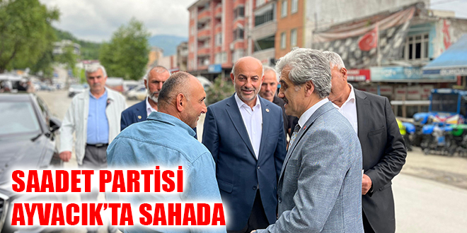 SAADET PARTİSİ AYVACIK’TA SAHADA