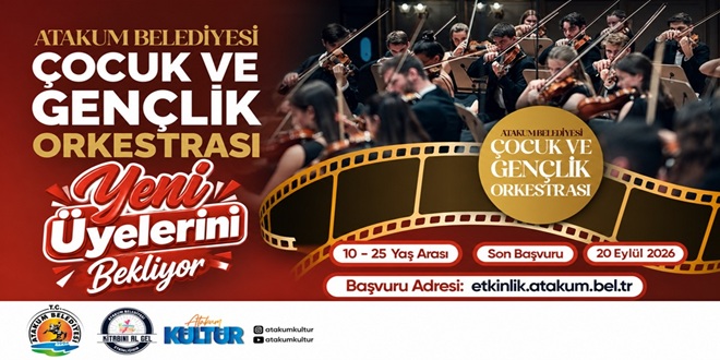 ATAKUM BELEDİYESİ ÇOCUK VE GENÇLİK ORKESTRASI YENİ ÜYELERİNİ BEKLİYOR