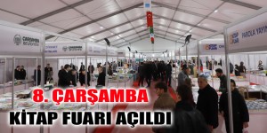 8. ÇARŞAMBA KİTAP FUARI AÇILDI